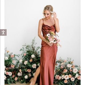 Revelry satin dress!